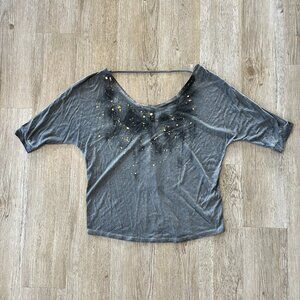 Womens Decree Grey Tee - L